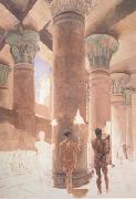 Alma-Tadema, Sir Lawrence Cleopatra at the Temple of Isis at Philae (mk23) oil painting picture wholesale